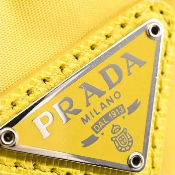 Prada Yellow Cosmetic Bag - Picture 5 of 8